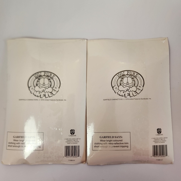 Garfield Halloween Puzzle New NOS Vintage 1980s Carlton Cards Trick or Treat 80s - Picture 5 of 8